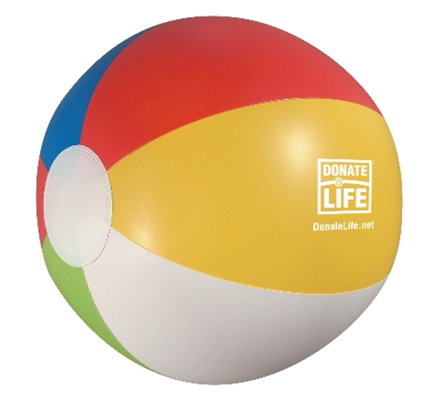 rainbow beach ball