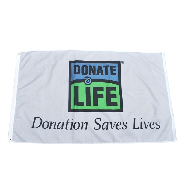 Picture of 3' x 5' Donation Saves Flag - Bulk